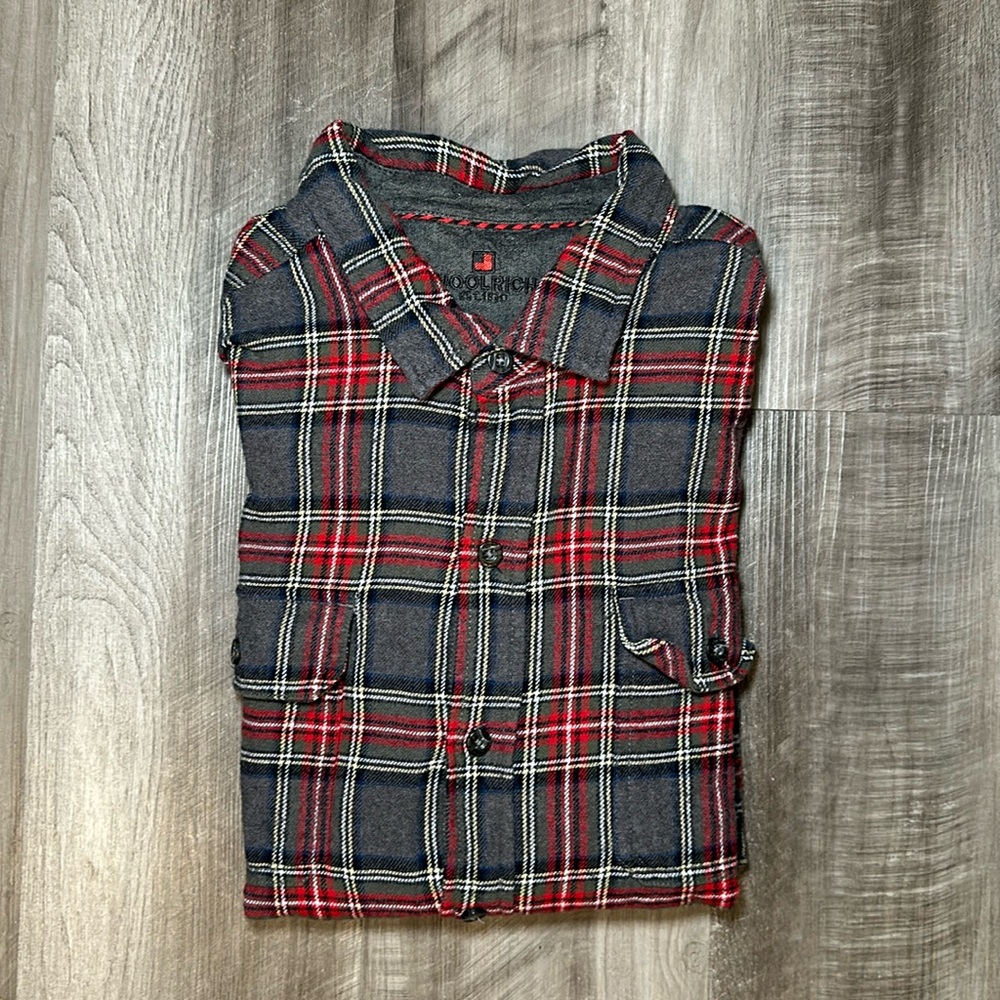 Woolrich Flannel Long Sleeve Button Down - 2xl - image 1